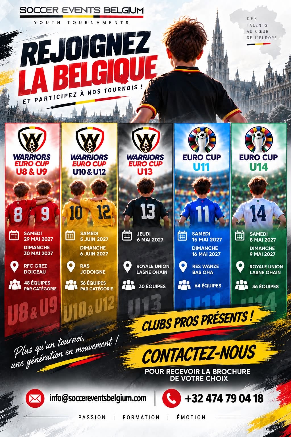 Affiche de Warriors Euro Cup U10 & U12 2027