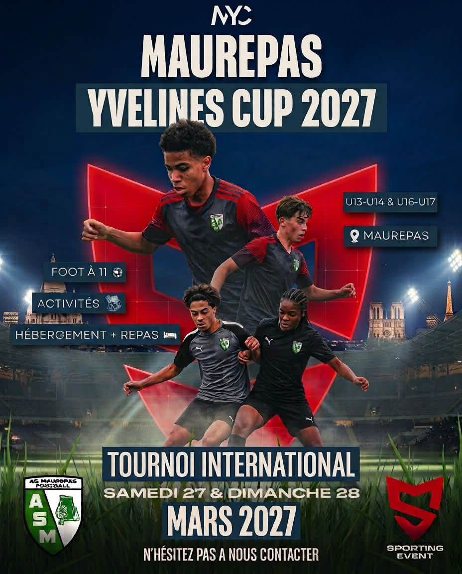 Affiche de Maurepas Yvelines Cup 2027 - U13-U14 & U16-U17