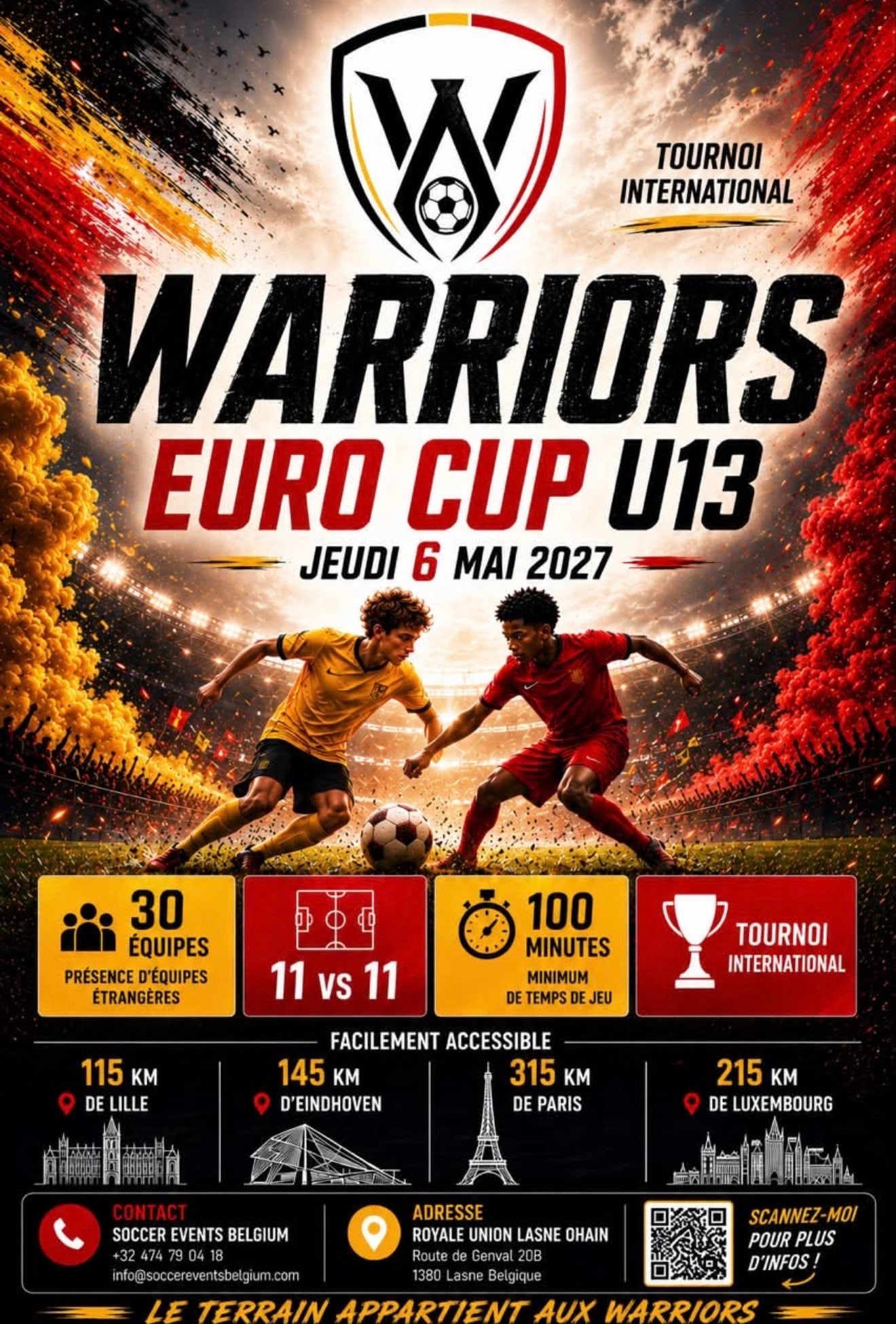 Affiche de Warriors Euro Cup U13 2027