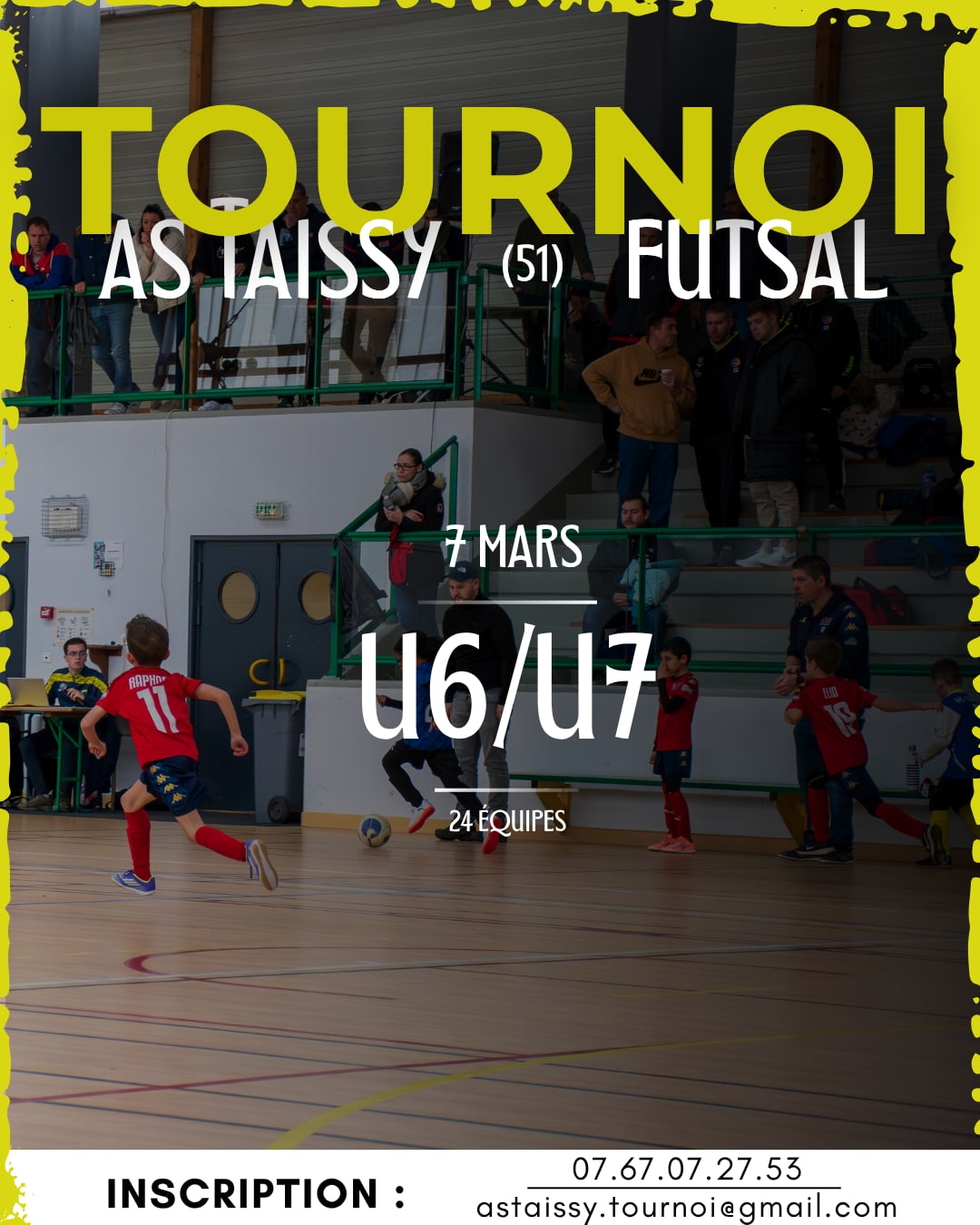 Affiche de Tournoi futsal AS Taissy U6/U7