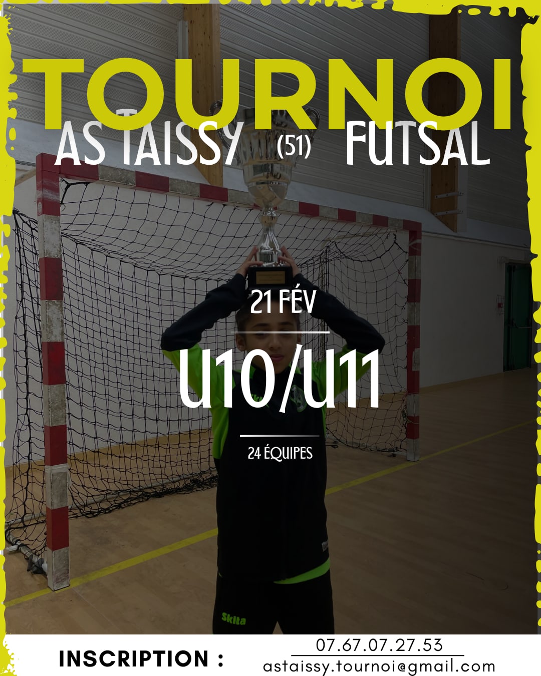 Affiche de Tournoi futsal AS Taissy