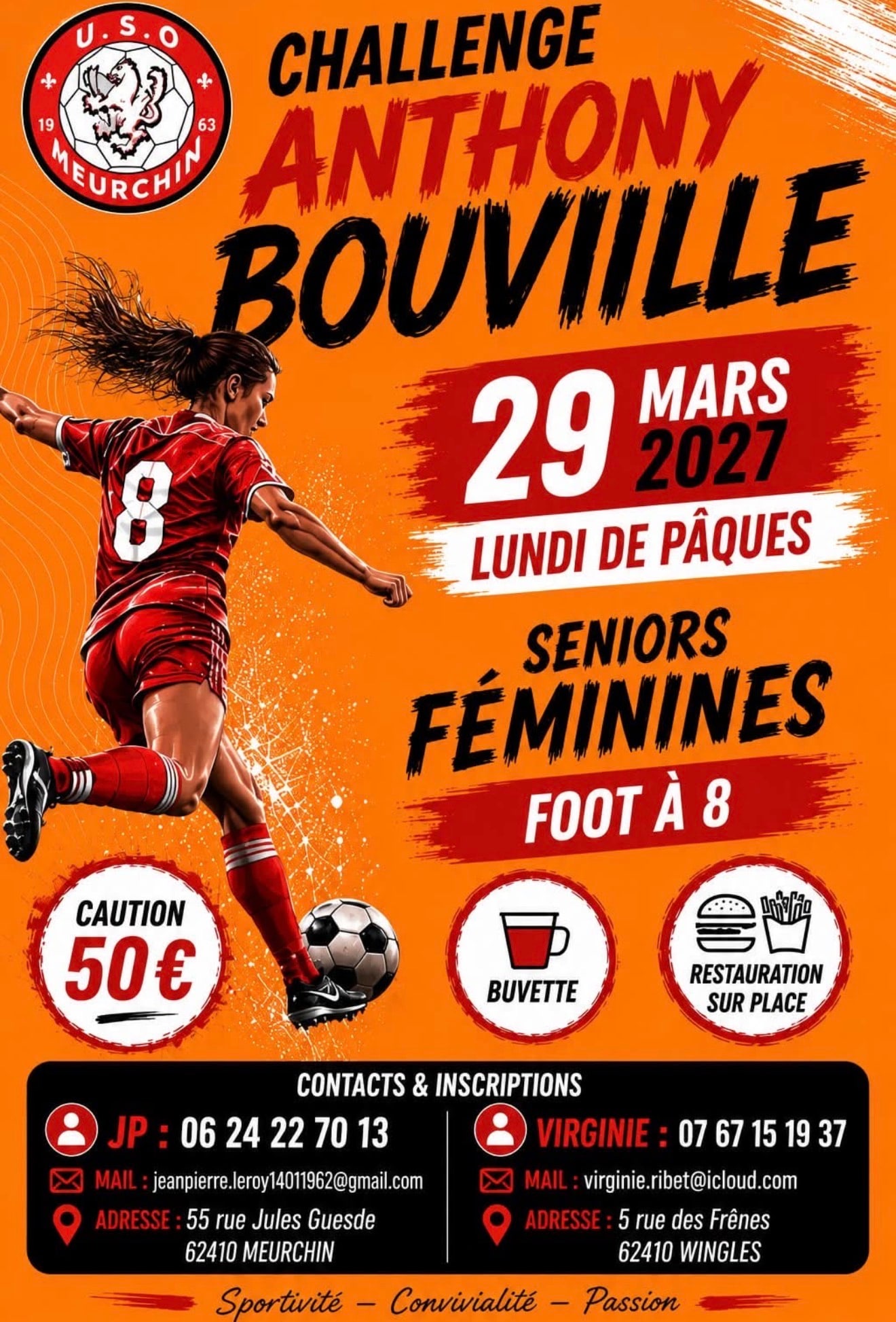 Affiche de Challenge Anthony Bouville - Seniors féminines