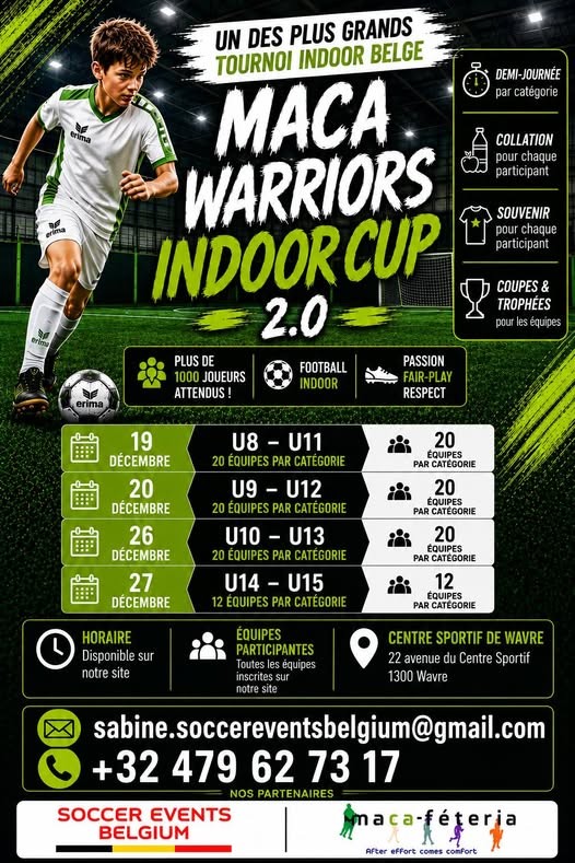 Affiche de Maca Warriors Indoor Cup 2.0