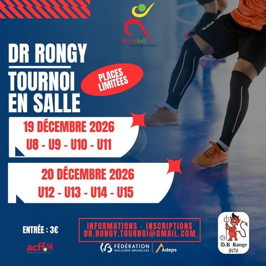 Affiche de Tournoi indoor – DR Rongy