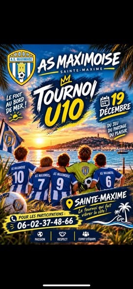 Affiche de Tournoi U10 – AS Maximoise