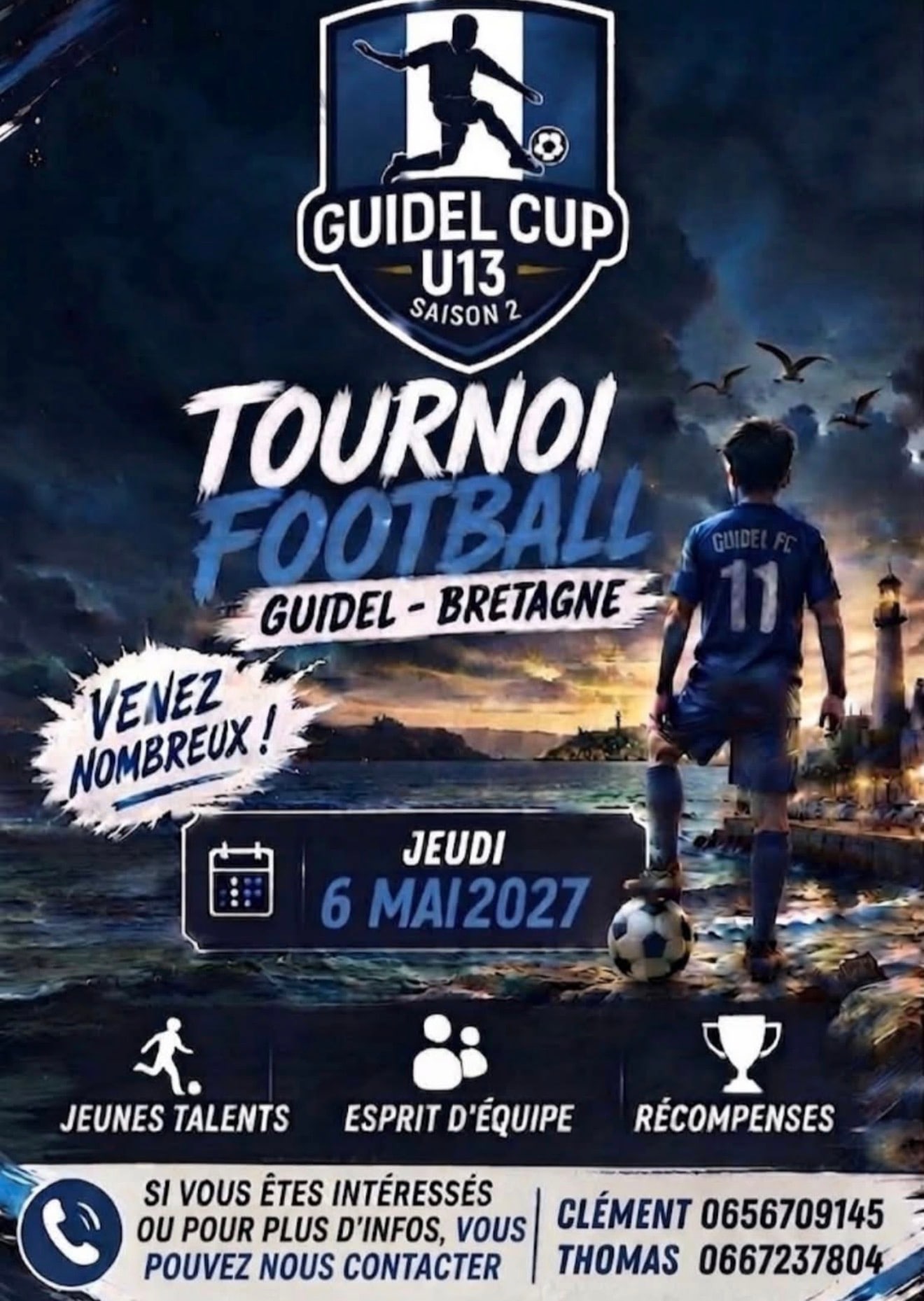 Affiche de Guidel Cup U13 2027