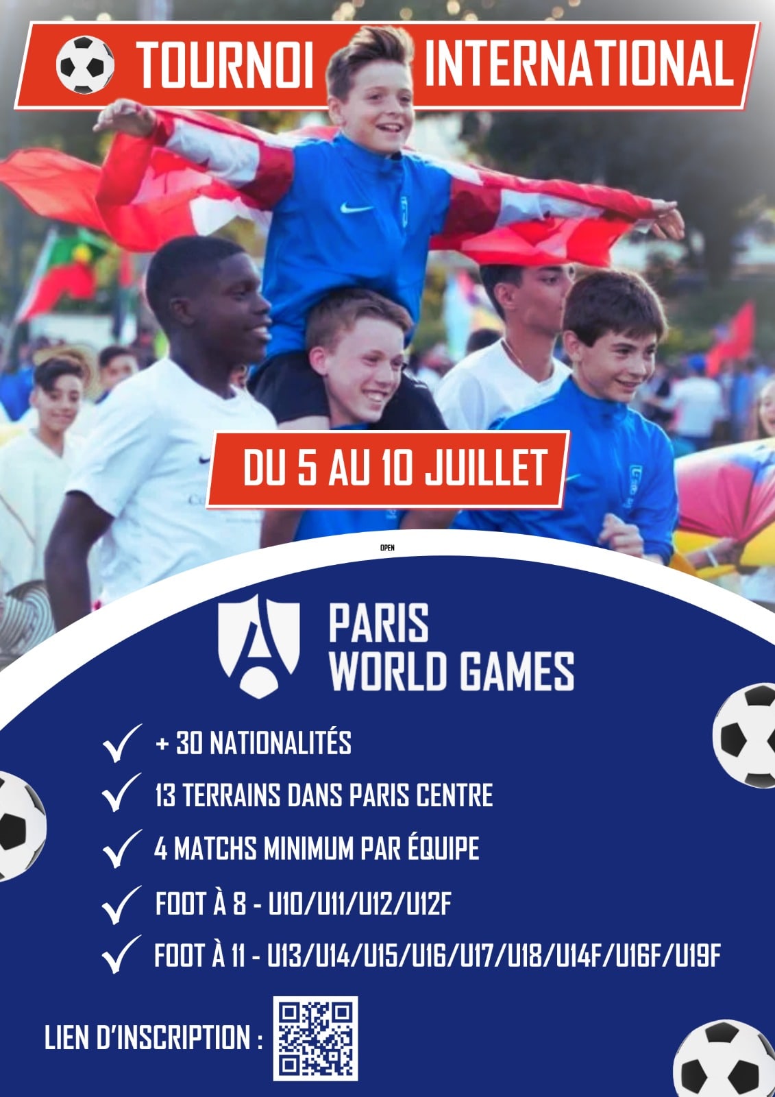 Affiche de Paris World Games 2027