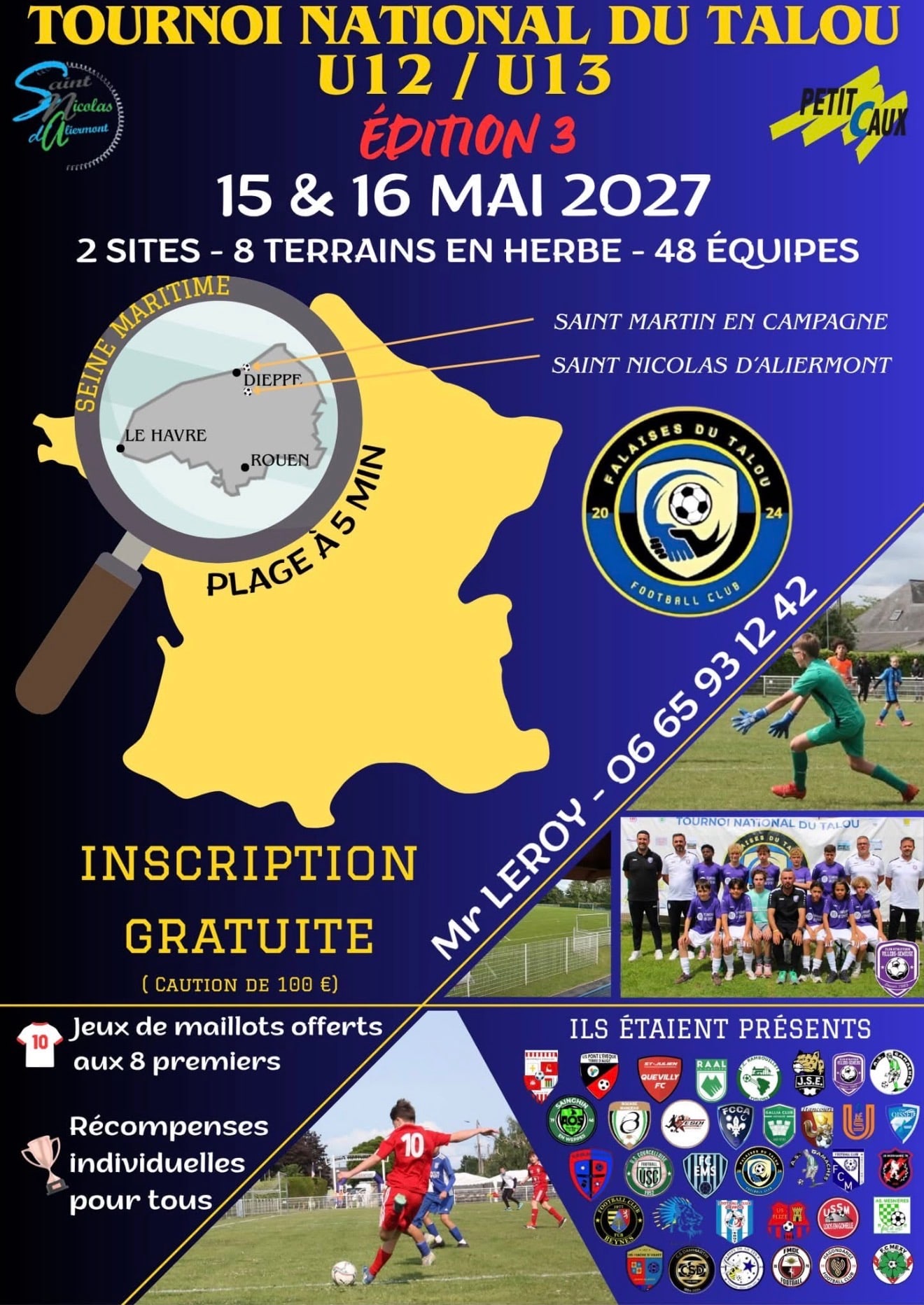 Affiche de Tournoi du Talou U12-U13 2027