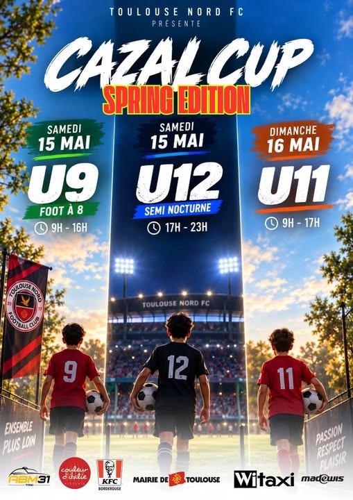 Affiche de Cazal Cup Spring – Toulouse Nord FC