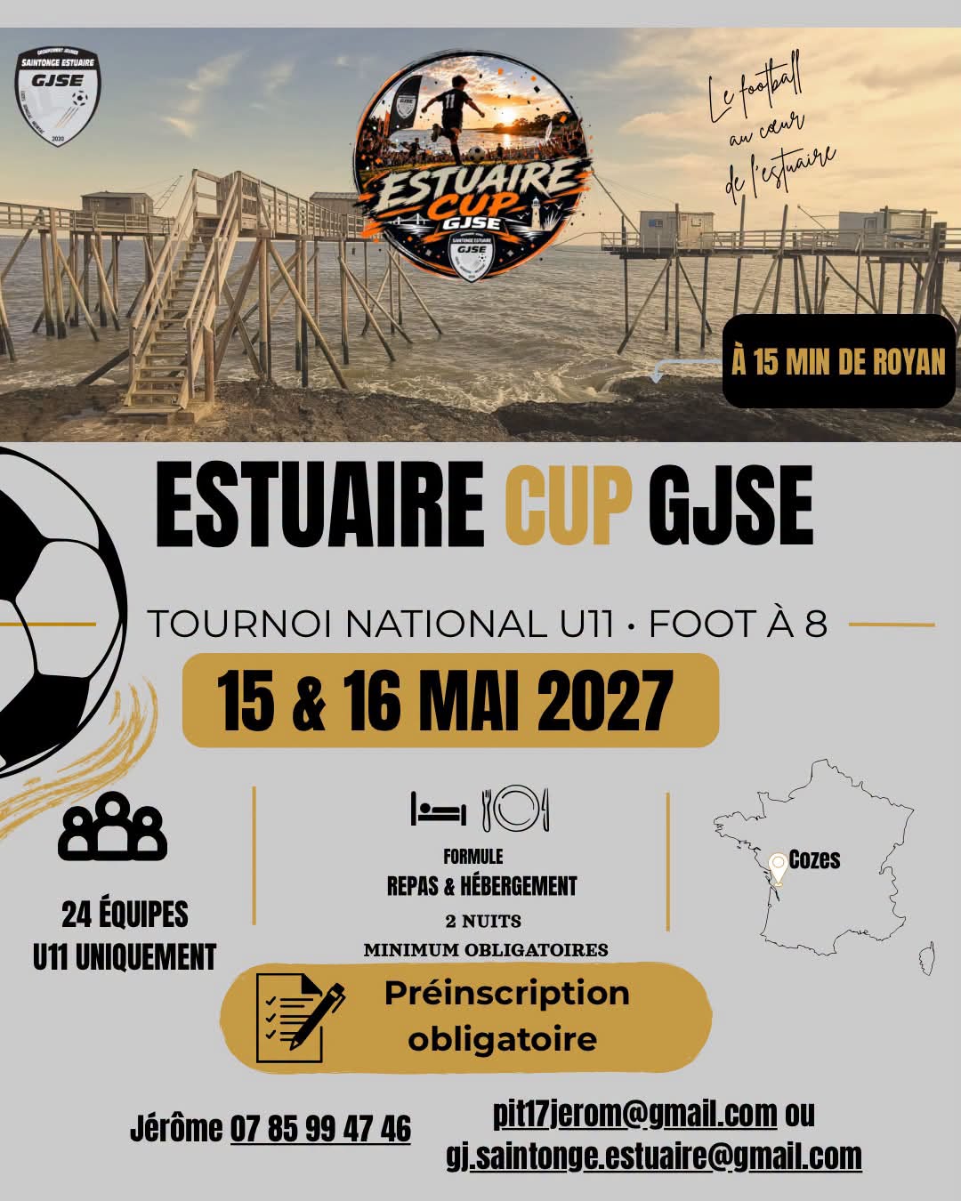 Affiche de Estuaire Cup GJSE U11 2027
