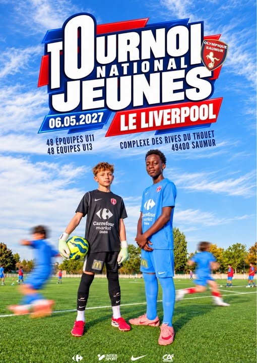 Affiche de Tournoi national Le Liverpool – Olympique Saumur