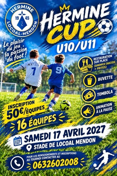 Affiche de Hermine Cup U10/U11