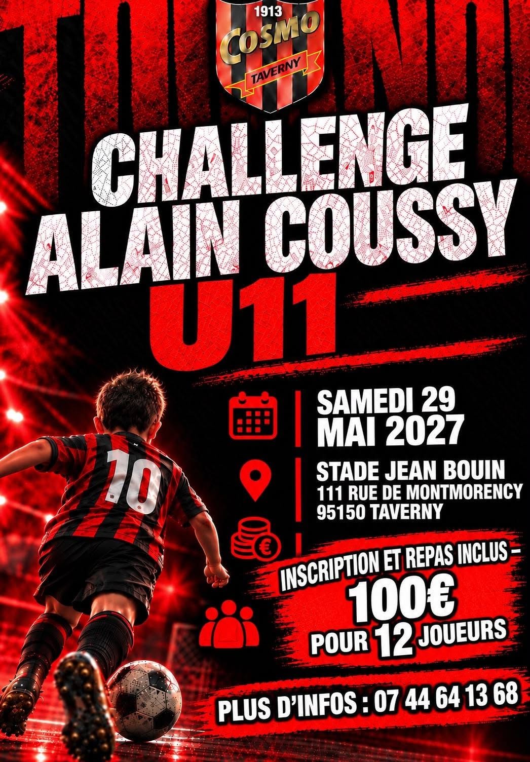 Affiche de Challenge Alain Coussy U11 – Cosmo Taverny