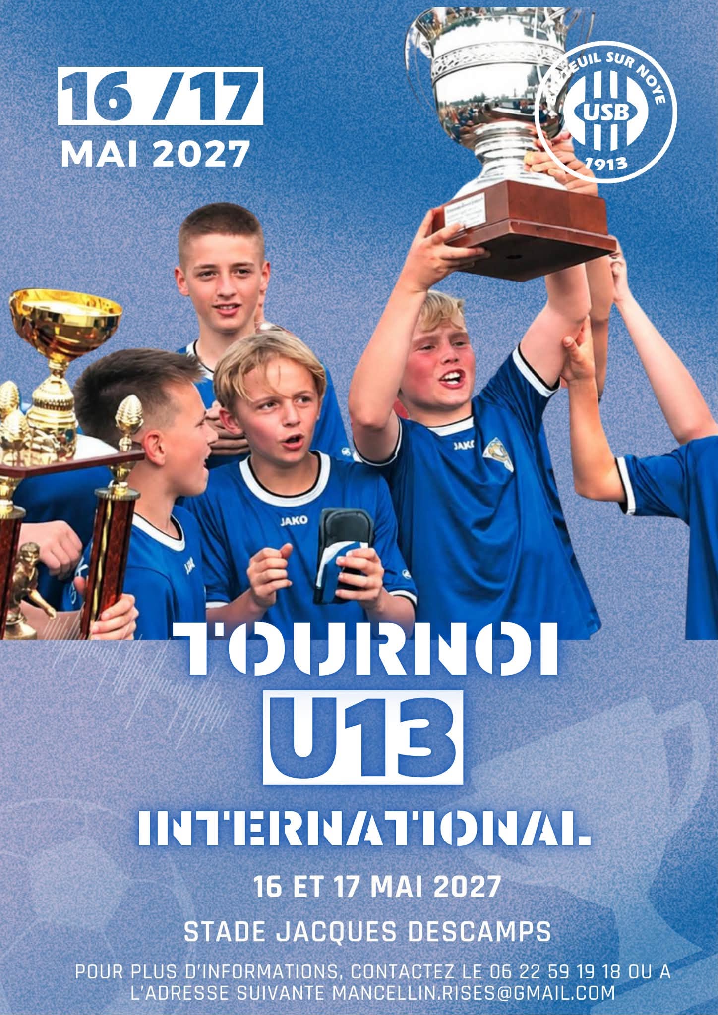 Affiche de Tournoi U13 International - USB Breteuil-sur-Noye