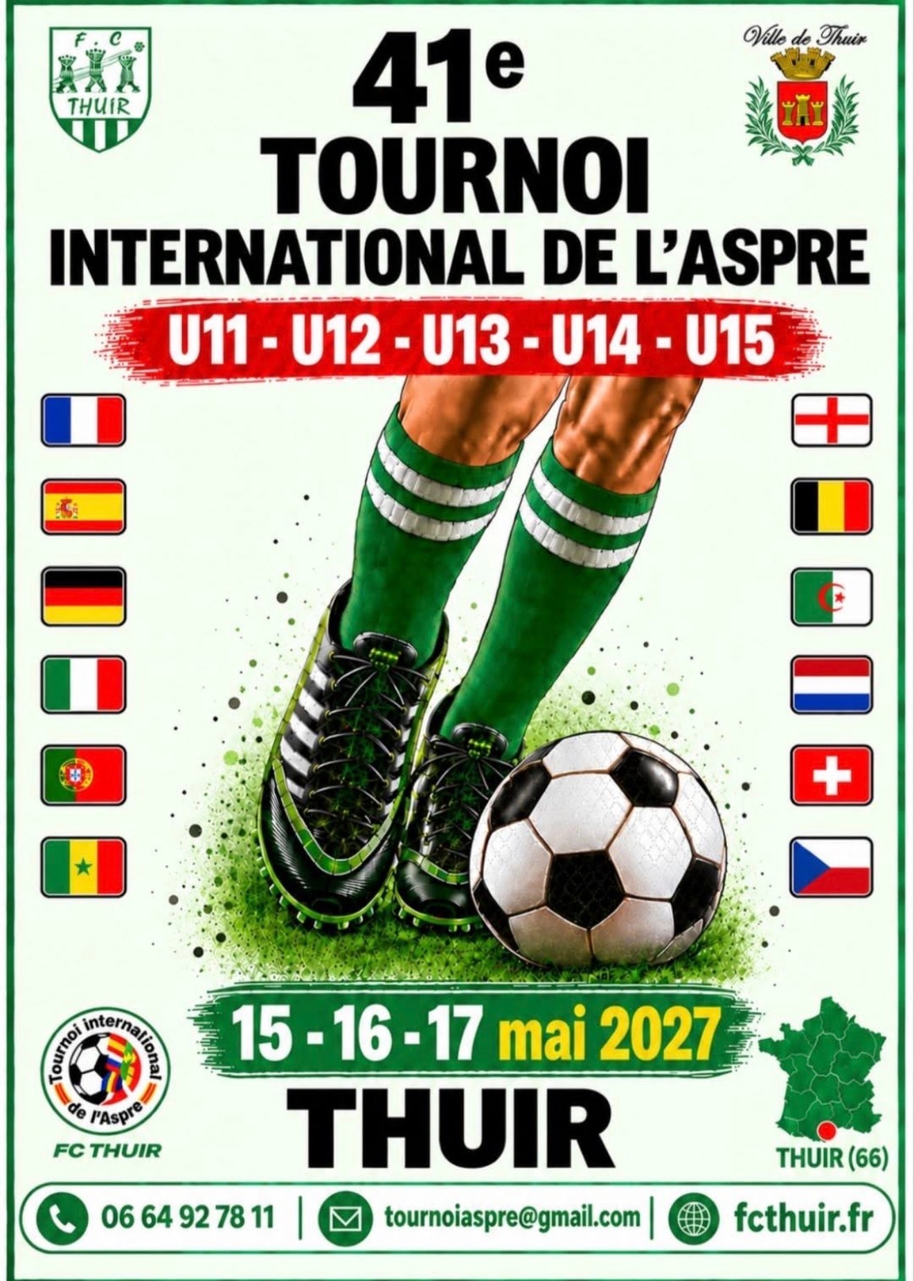 Affiche de 41e Tournoi international de l’Aspre