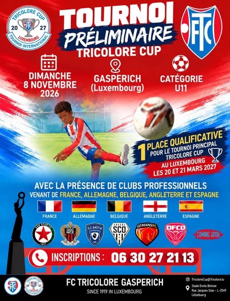 Affiche de Tricolore Cup – qualification U11
