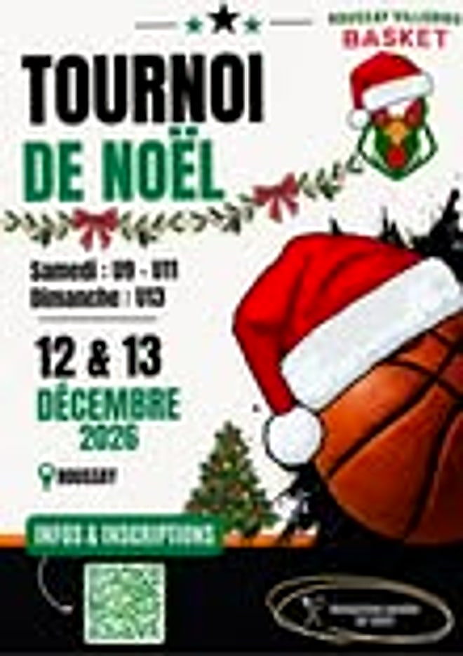 Affiche de Tournoi de Noël basket - Boussy-Saint-Antoine