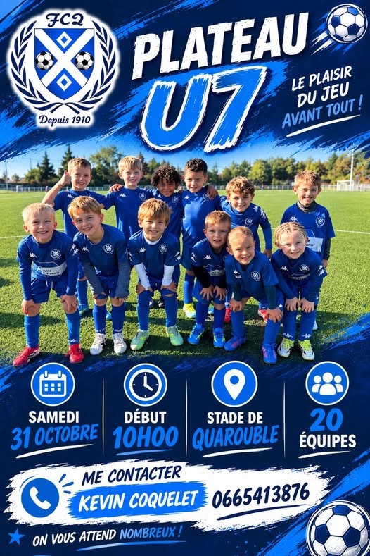 Affiche de Plateau U7 – FC Quarouble