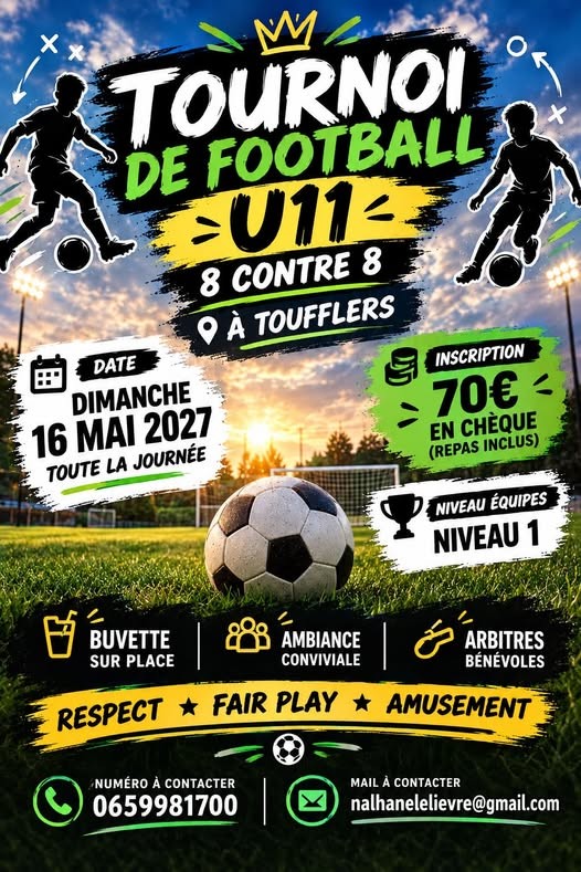 Affiche de Tournoi U11 – Toufflers