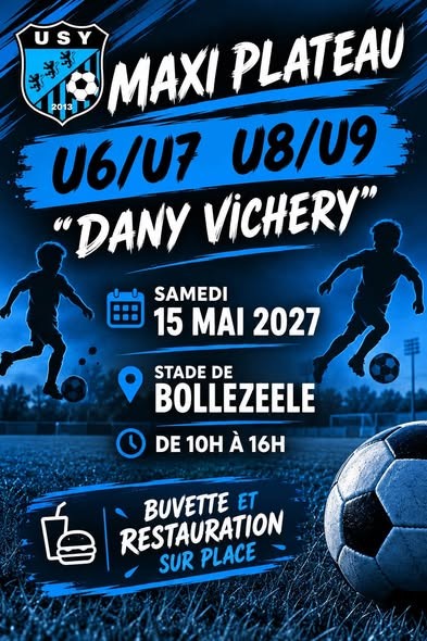 Affiche de Maxi plateau Dany Vichery – USY