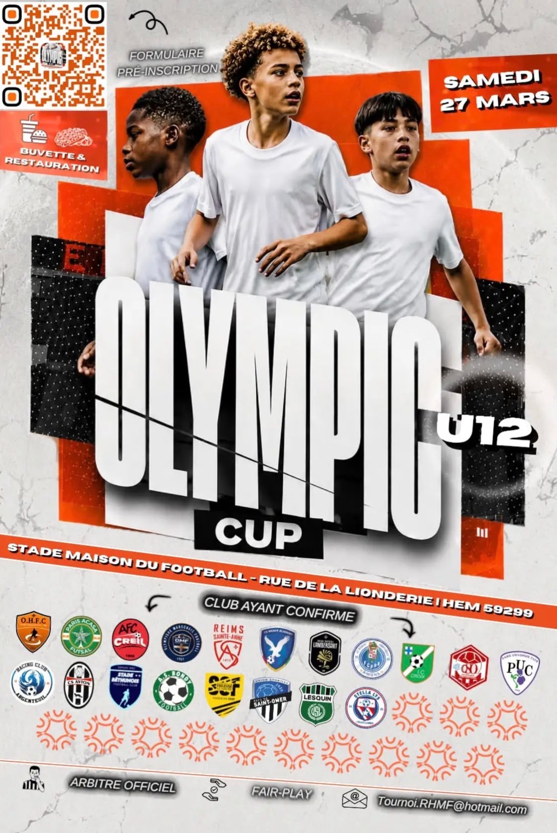 Affiche de Olympic Cup U12 - Hem