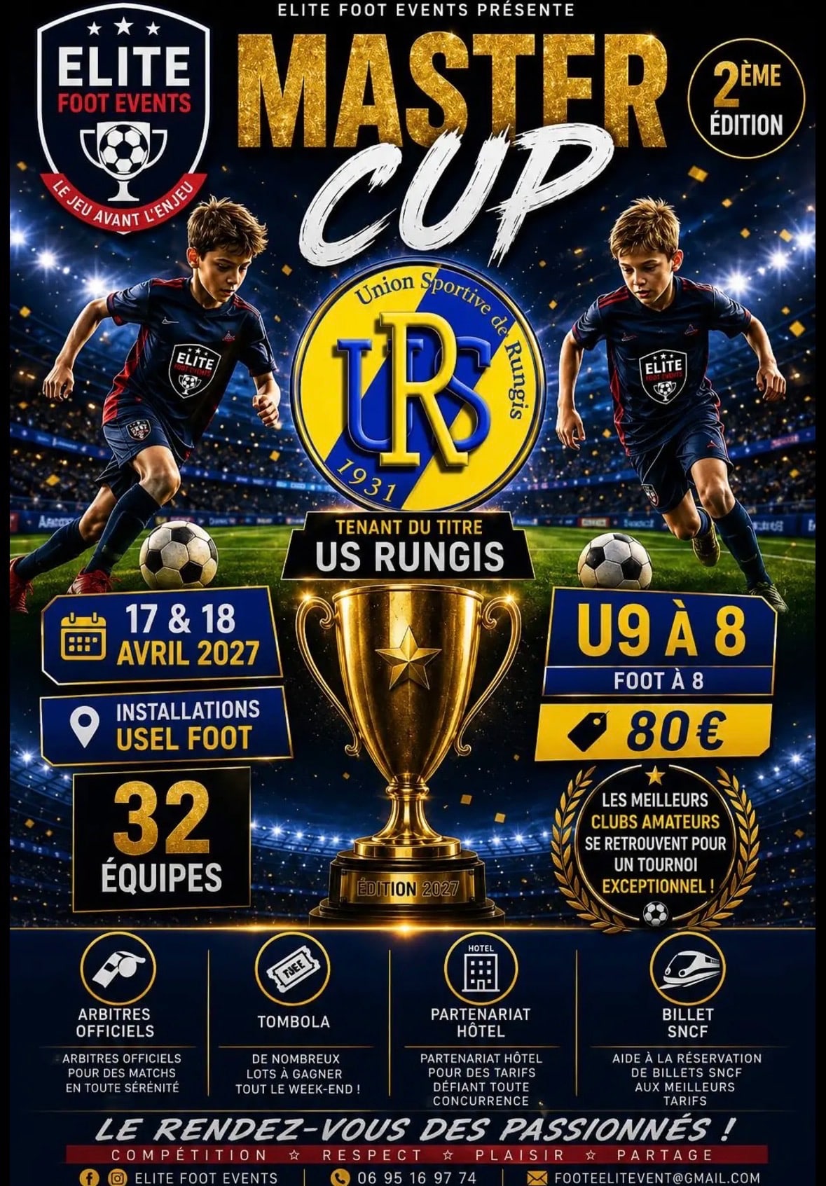Affiche de Master Cup U9 - 2e édition