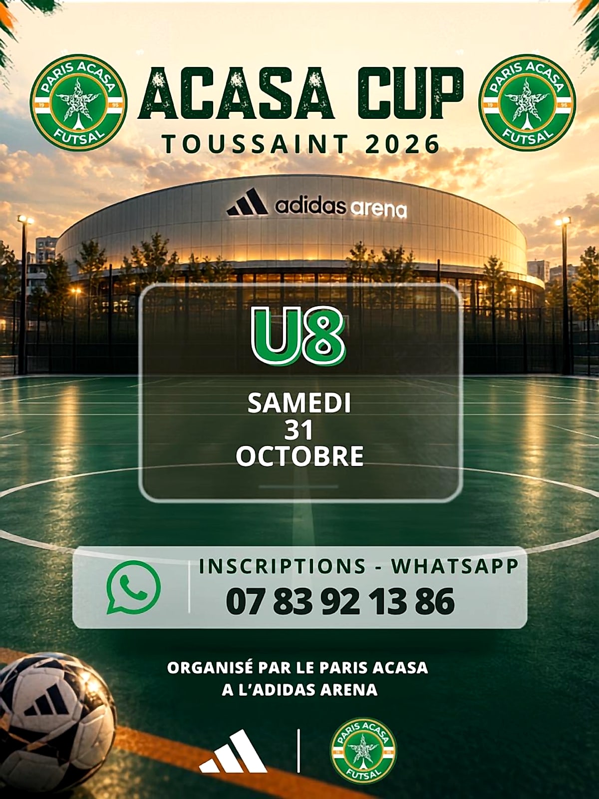 Affiche de Acasa Cup Toussaint 2026 - U8