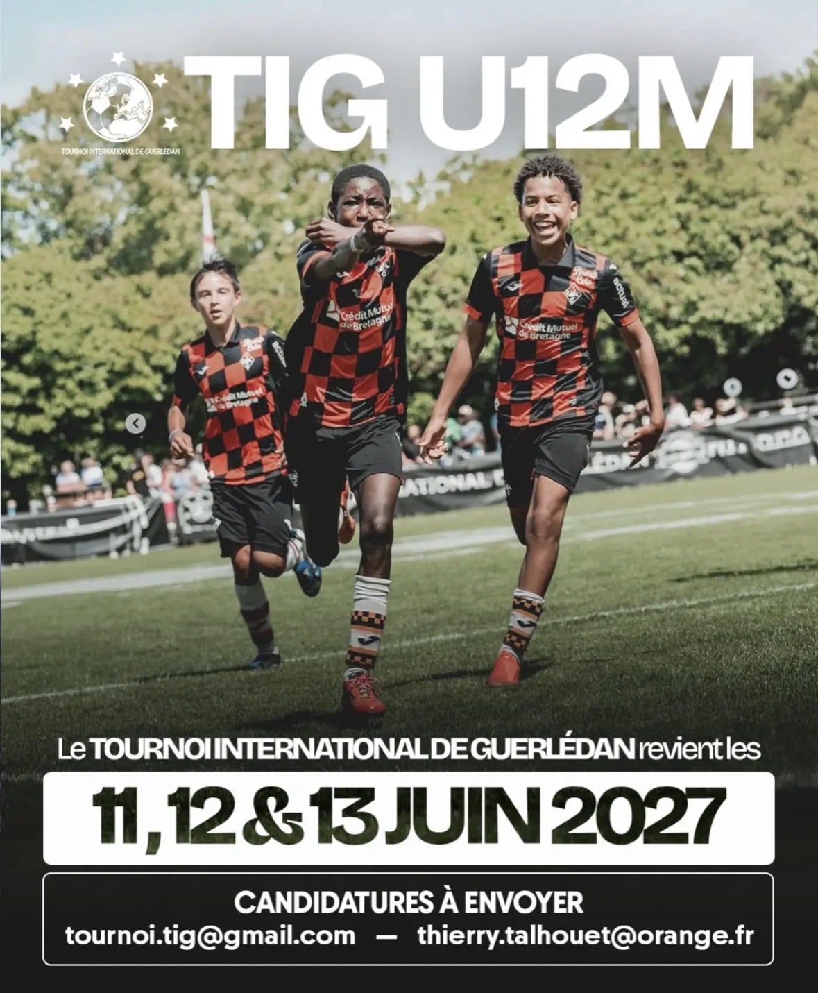 Affiche de Tournoi International de Guerlédan (TIG) 2027