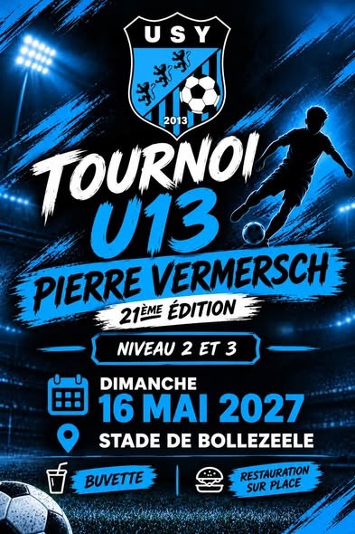 Affiche de Tournoi Pierre Vermeersch U13 – USY