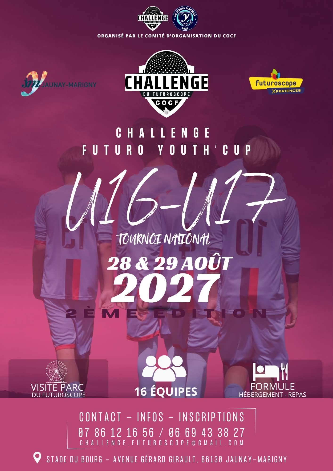 Affiche de Futuro Youth'Cup U16-U17 2027