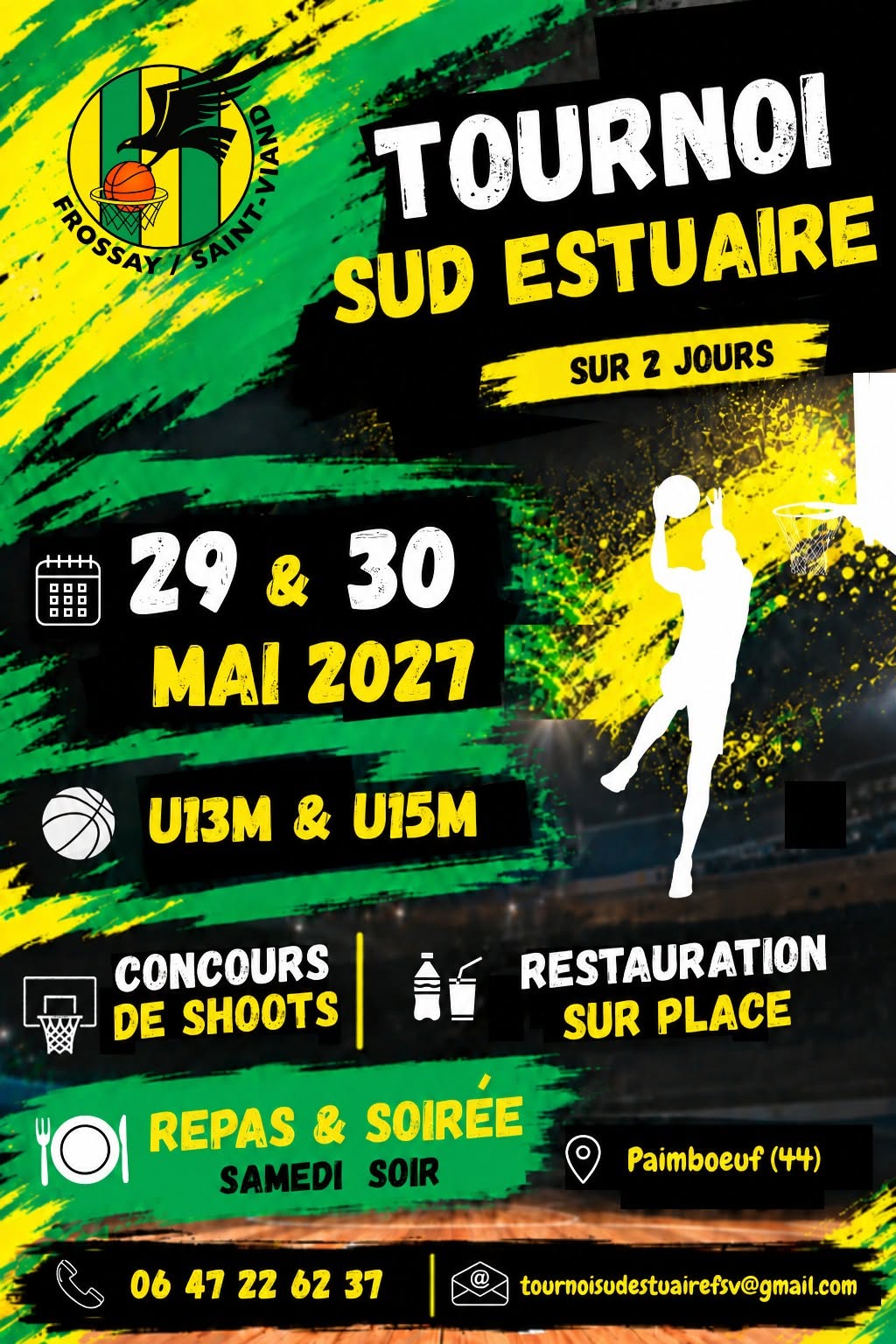 Affiche de Tournoi Sud Estuaire U13M-U15M 2027