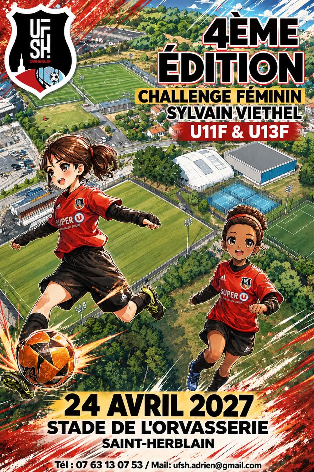 Affiche de Challenge féminin Sylvain Viethel U11F-U13F