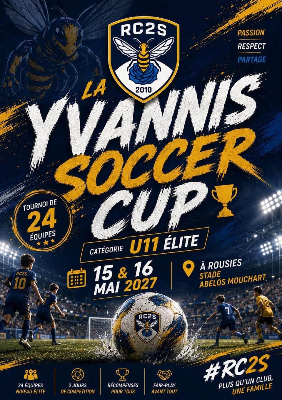 Affiche de La Yvannis Soccer Cup U11 Élite 2027