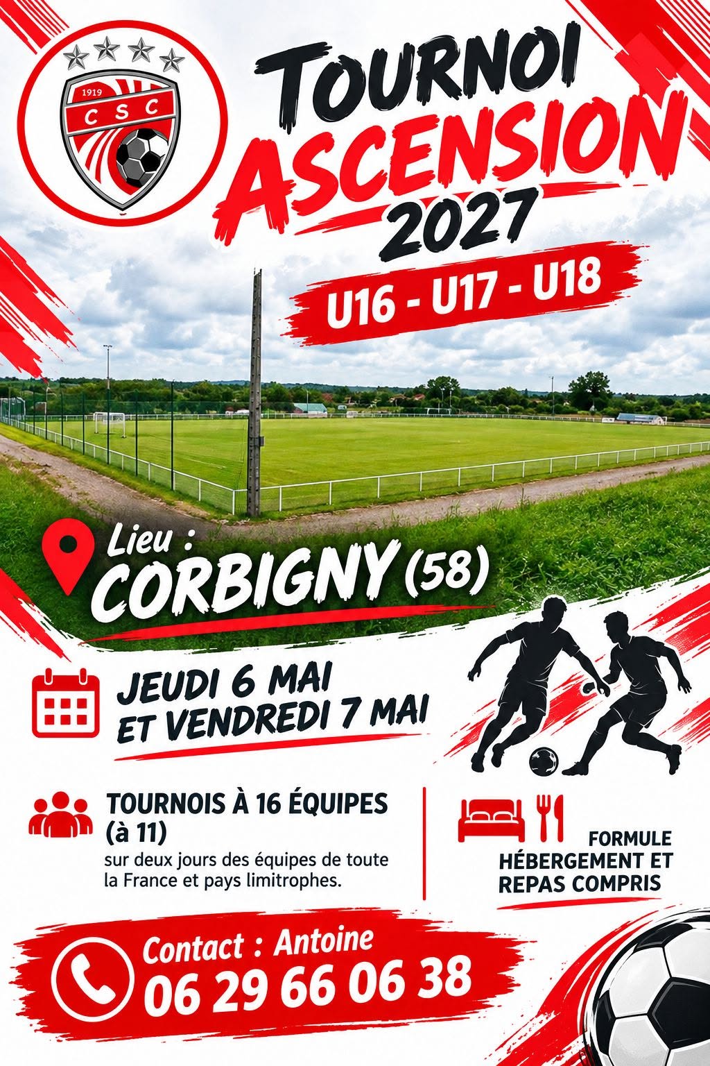Affiche de Tournoi Ascension 2027 U16-U18