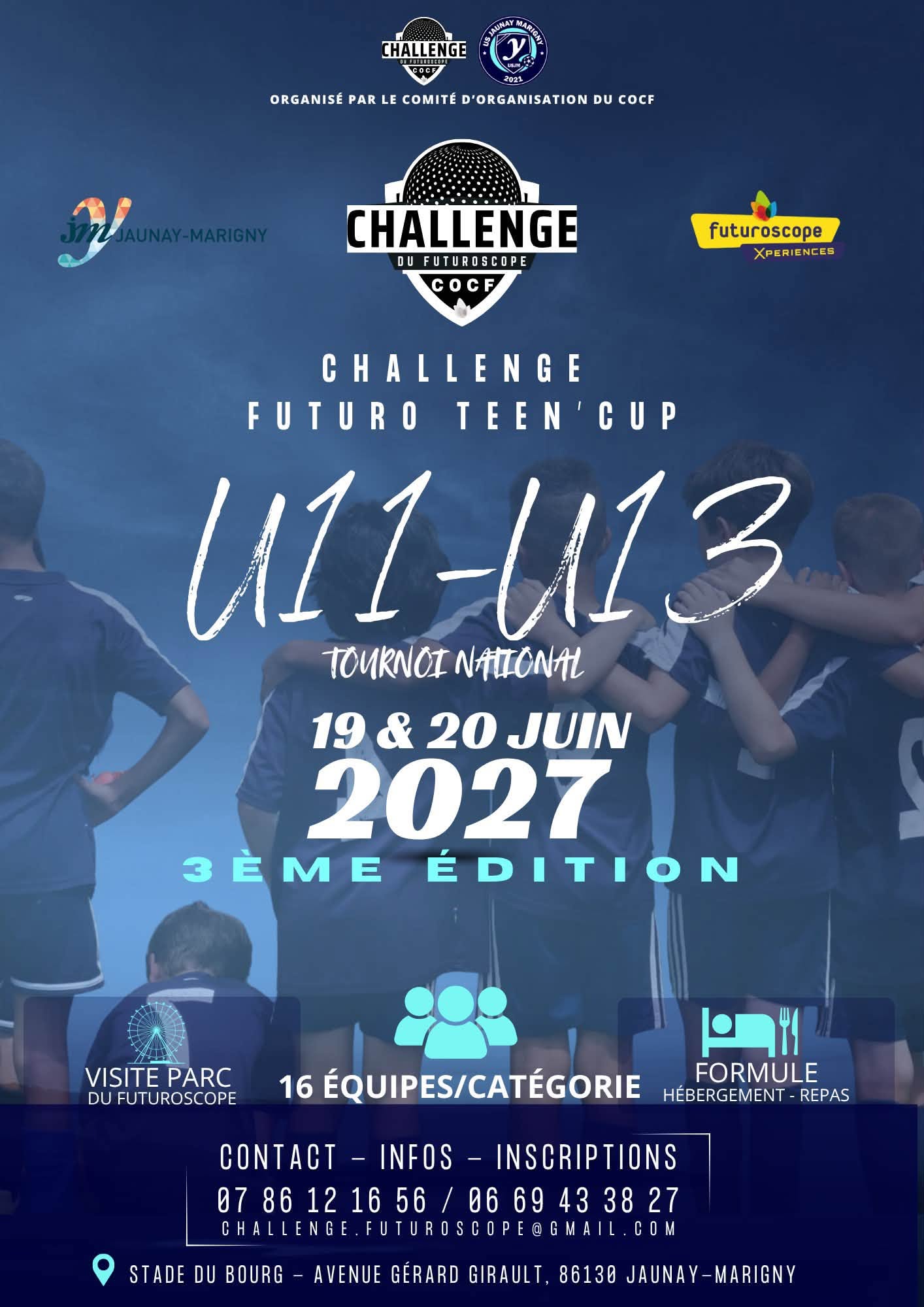 Affiche de Futuro Teen'Cup U11-U13 2027